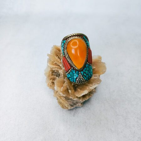 Pierścionek Orange Stone