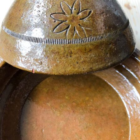 Green Flower Tajine - średni