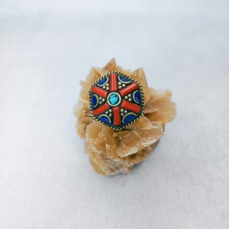 Pierścionek Dark Hexagon