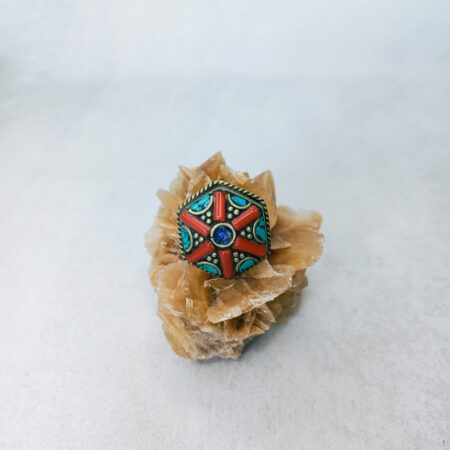 Pierścionek Turqouise Hexagon