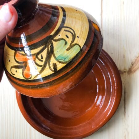 Painted Flowers Tajine - mały