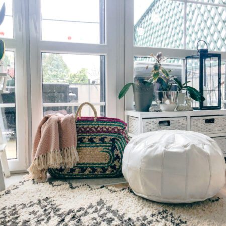 Kosz Bohema  -  Rafia