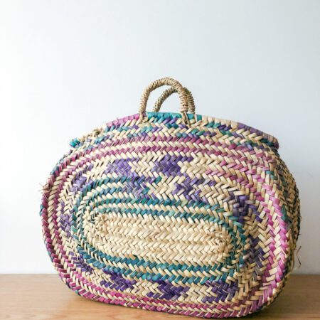 Kosz Bohema mały  -  Rafia