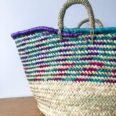 Kosz Blue Waves  -  Rafia