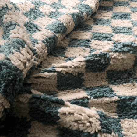 dywan w krate marokański