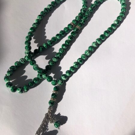 Tasbih - sznur mazany zielony
