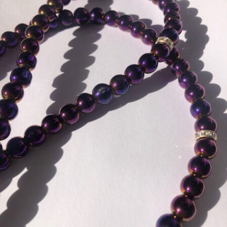 Tasbih - sznur metaliczny fiolet