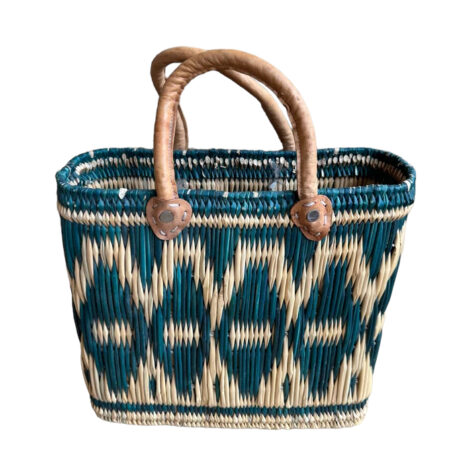 Torba Square mała - Zieleń - Rafia