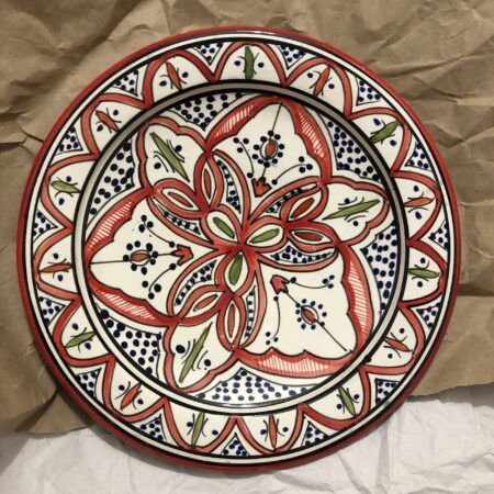 Talerz - Safi - Czerwień i Granat