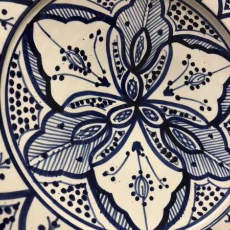 Talerz Średni - Safi - Niebieski