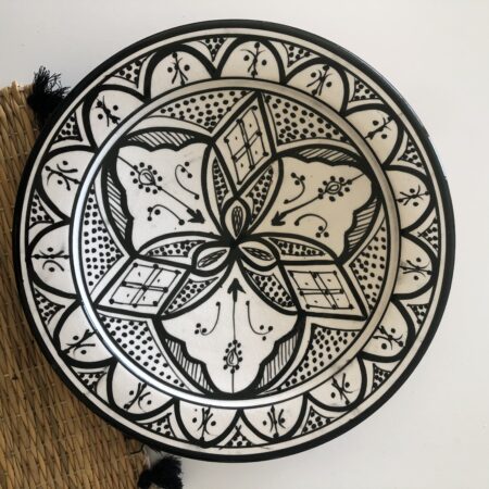 Talerz Średni - Safi - Czerń