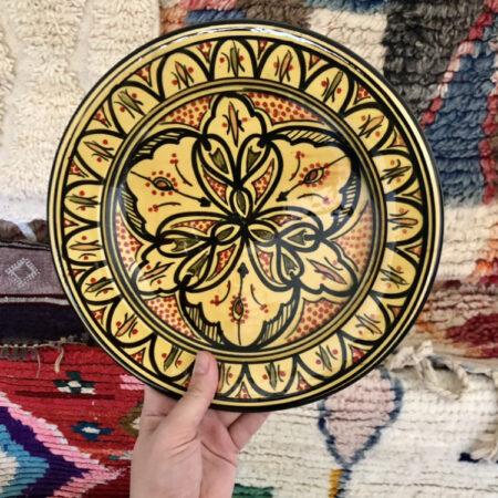 Talerz - Safi - Żółty