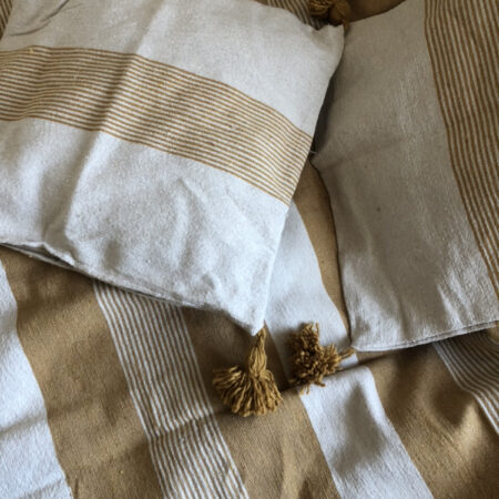 Poduszka Bawełniana - #4 - Musztardowa