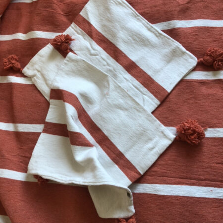 Poduszka Bawełniana - #8 - Czerwień i Biel