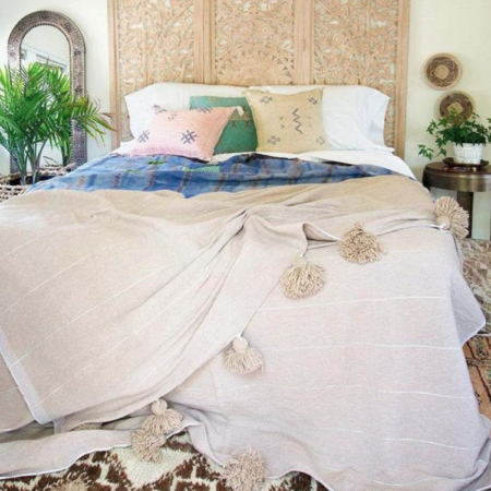 Narzuta Bawełniana - #2 - Brąz