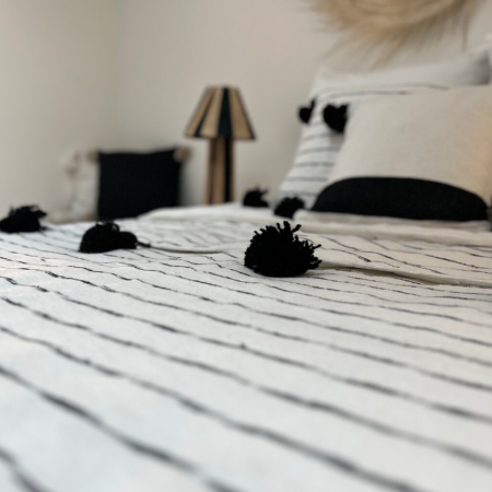 Poduszka Bawełniana - #7 - Czerń i Biel