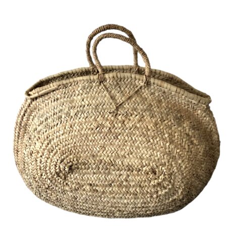Kosz Bohema duży - naturalny - Rafia